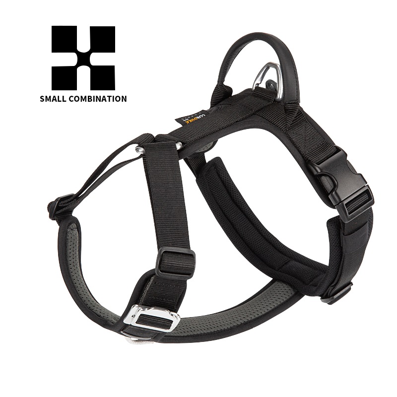 Outdoor Adventure Vest - ปรับป้องกันการระเบิดบนสายรัดสุนัขสัตว์เลี้ยงการผจญภัยกลางแจ้งสุนัขสะท้อนแสง Halter ป้องกันไนลอนสายรัดสุนัขเดินเสื้อกั๊ก