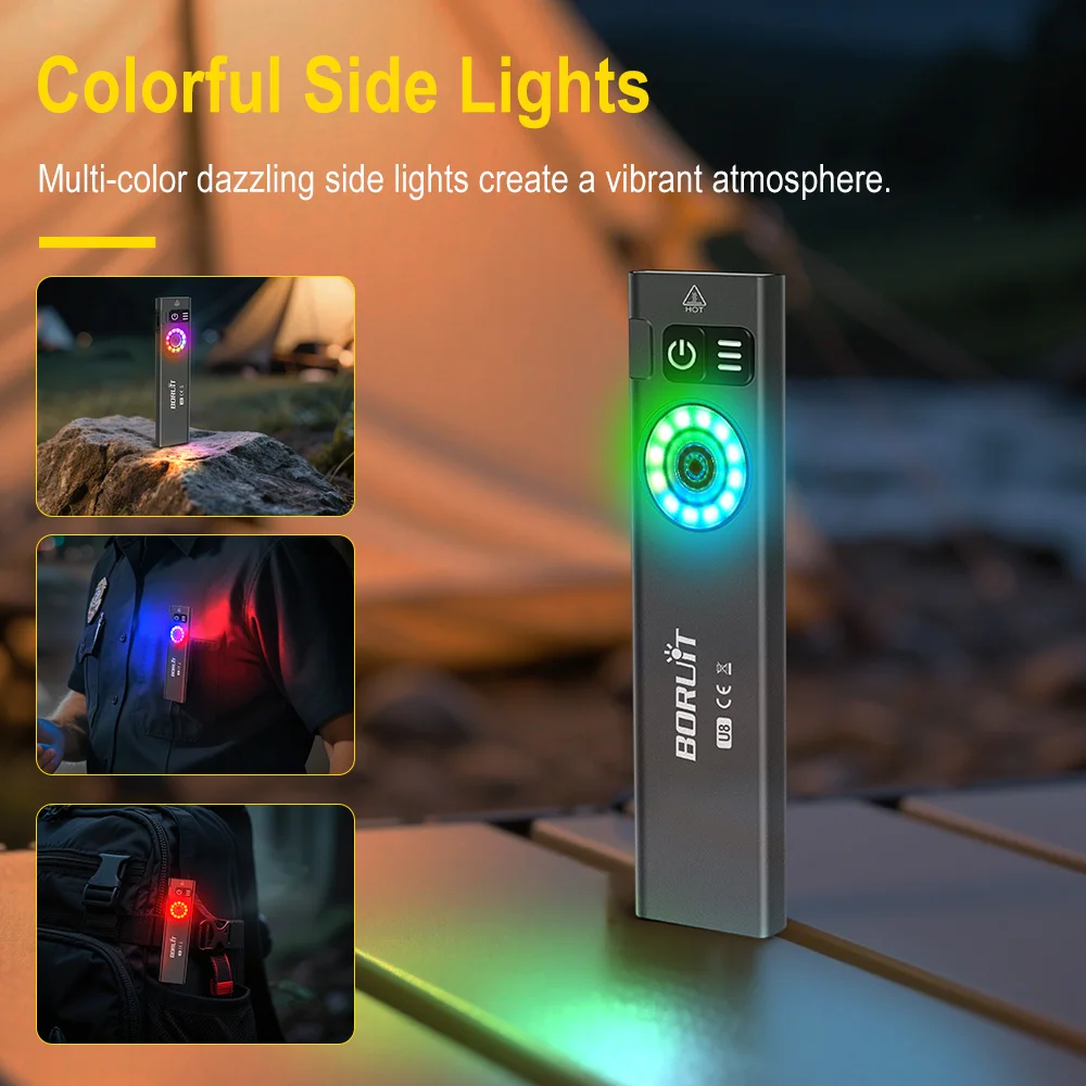 ไฟฉาย LED BORUiT U8 650LM EDC  - Outdoor Adventure Camp บทวิจารณ์และราคา