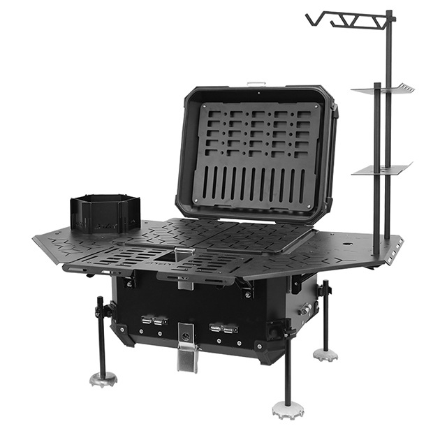กล่องท้ายรถอเนกประสงค์ทำจากอลู - Outdoor Adventure Table With Storage บทวิจารณ์และราคา