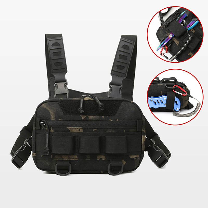 ยุทธวิธี Chest RIG กระเป๋าเป้ส - Outdoor Adventure Vest บทวิจารณ์และราคา