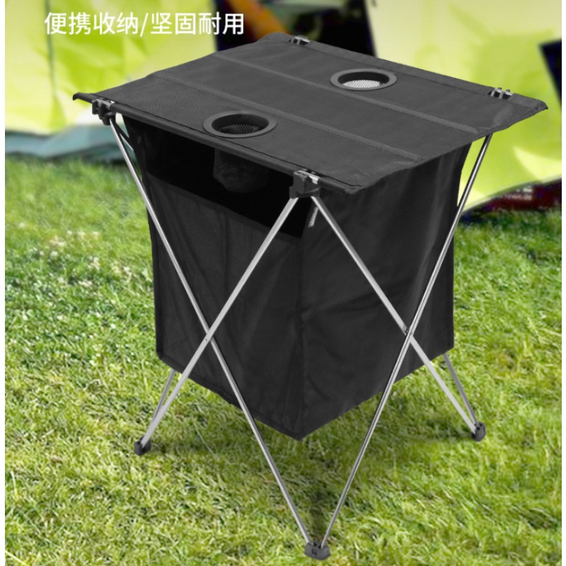โต๊ะพับอลูมิเนียมพร้อมกระเป๋าเ - Outdoor Adventure Table With Storage บทวิจารณ์และราคา